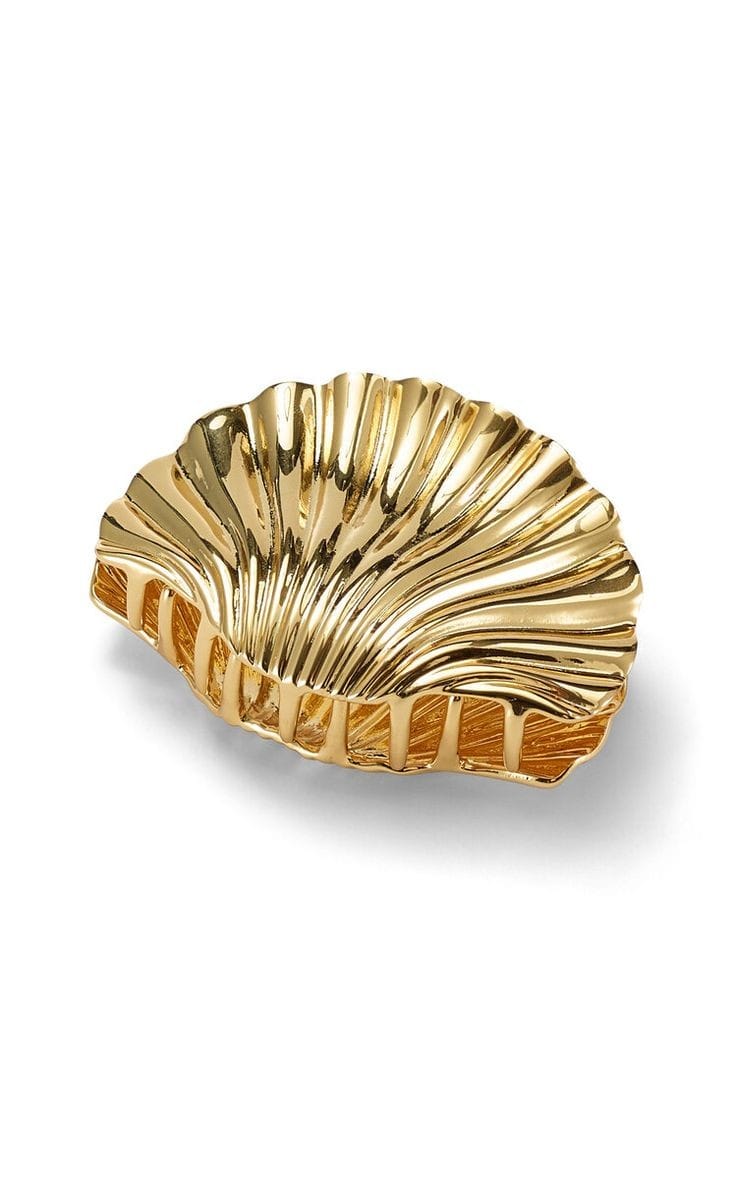 Elegant Golden Shell Style Hair Clip