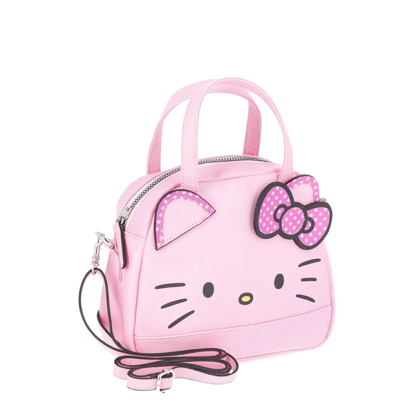 Hello Kitty Girls Mini Satchel Bolsa Transversal, Rosa