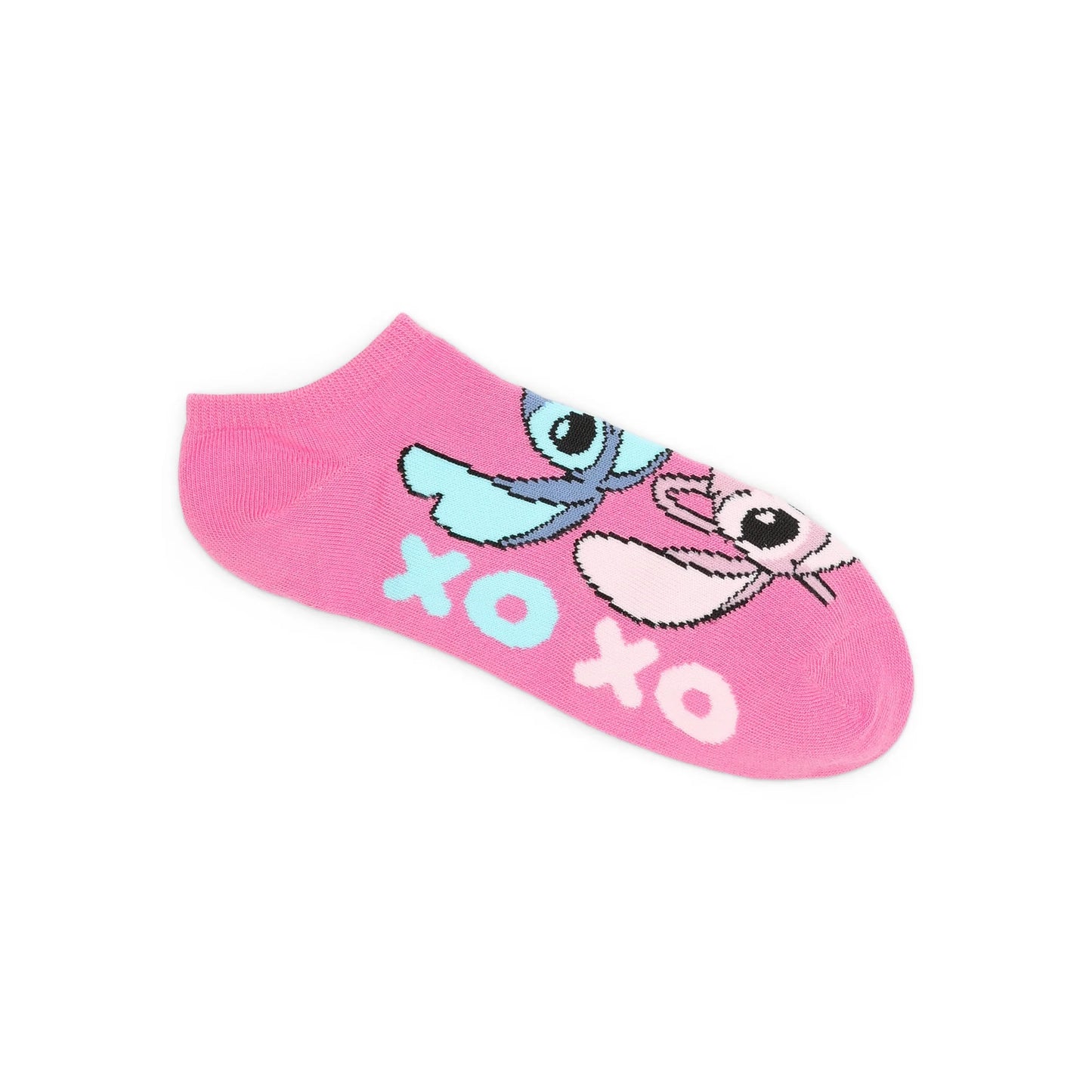 Set de regalo de calcetines invisibles para el día de San Valentín para mujer de Stitch, paquete de 2