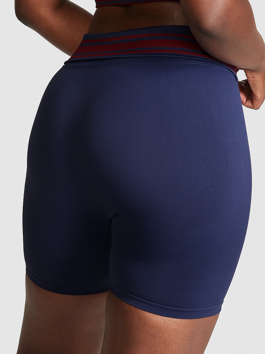 Leggings deportivos de ciclista de Victoria's Secret Pink, azul