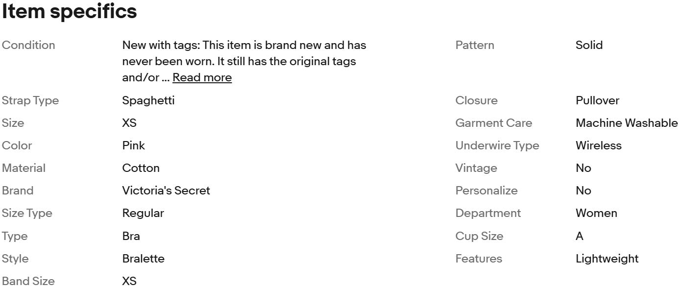 Victoria's Secret PINK Bra Cherry Women's