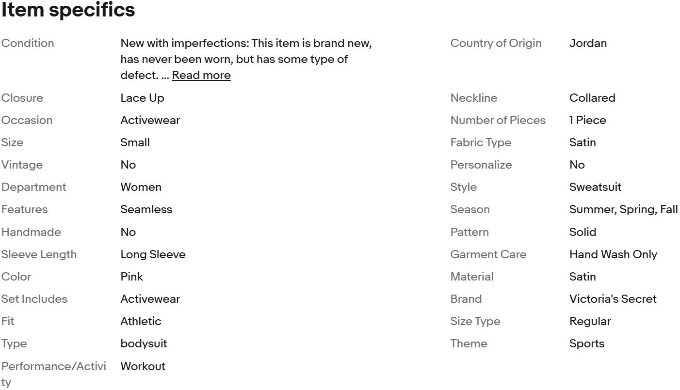 Victoria's Secret PINK Satin Seamless Plunge Workout