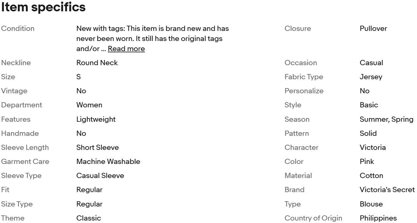 Blusa rosa de Victoria's Secret para mujer, elástica