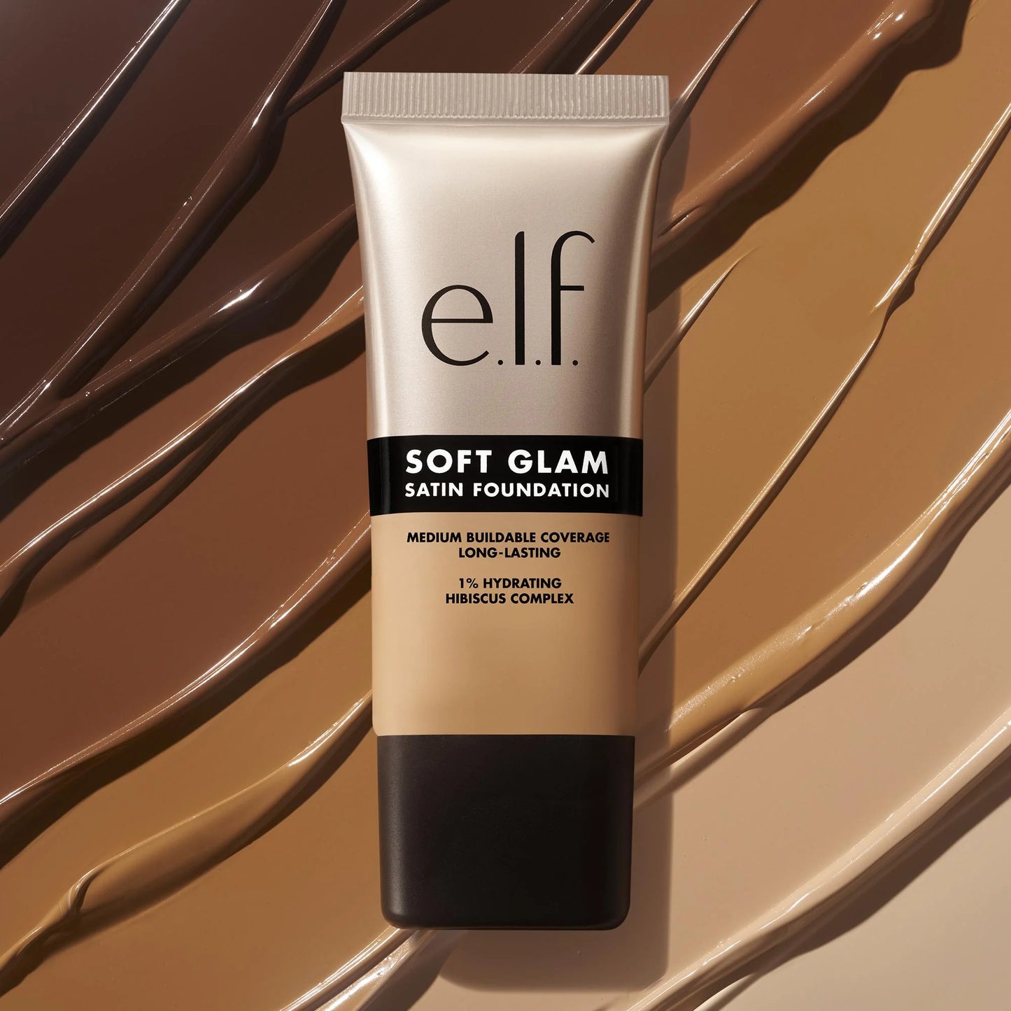 Base de maquillaje Soft Glam Satin de Elf, tono 12 Fair Warm, 1 fl oz