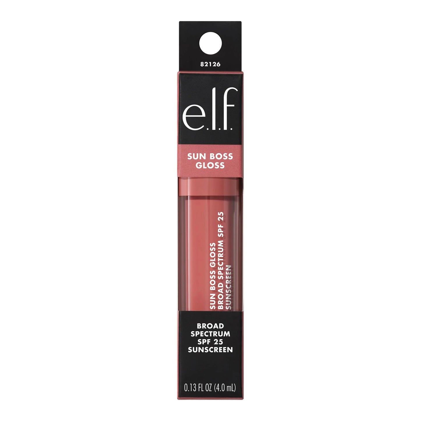 Brillo labial Sun Boss de Elf con FPS 25, hermosos colores, 0,13 fl oz