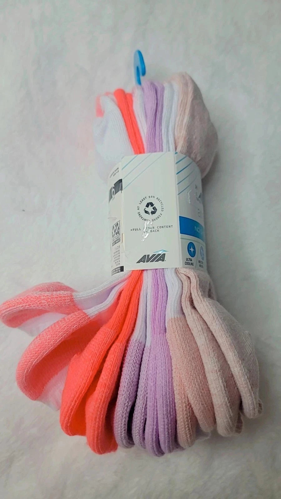 Calcetines Avia Air Sport invisibles, tallas 4-9 para mujer (6 pares)