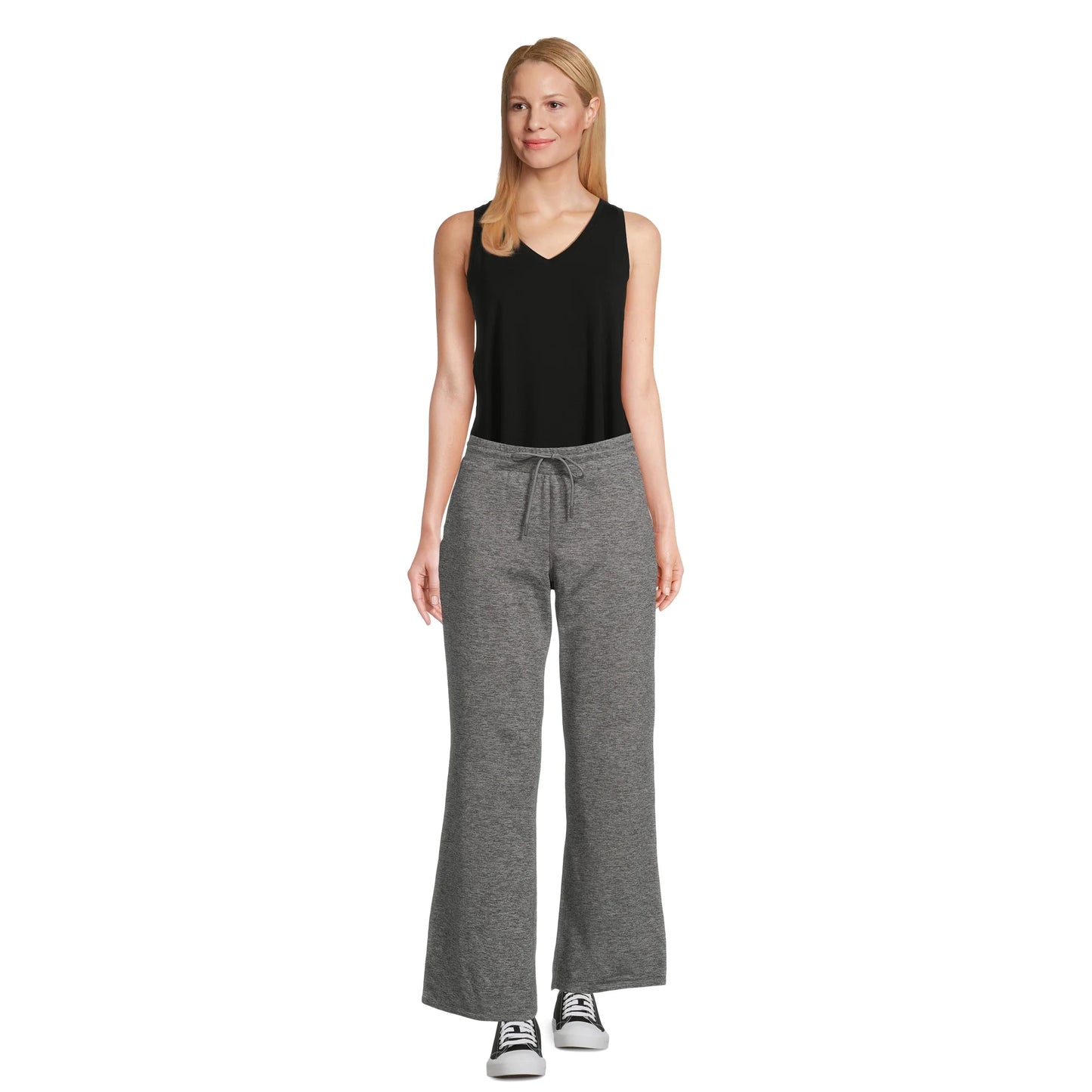 Athletic Works Women's and Women's Plus ButterCore Wide Leg Pants