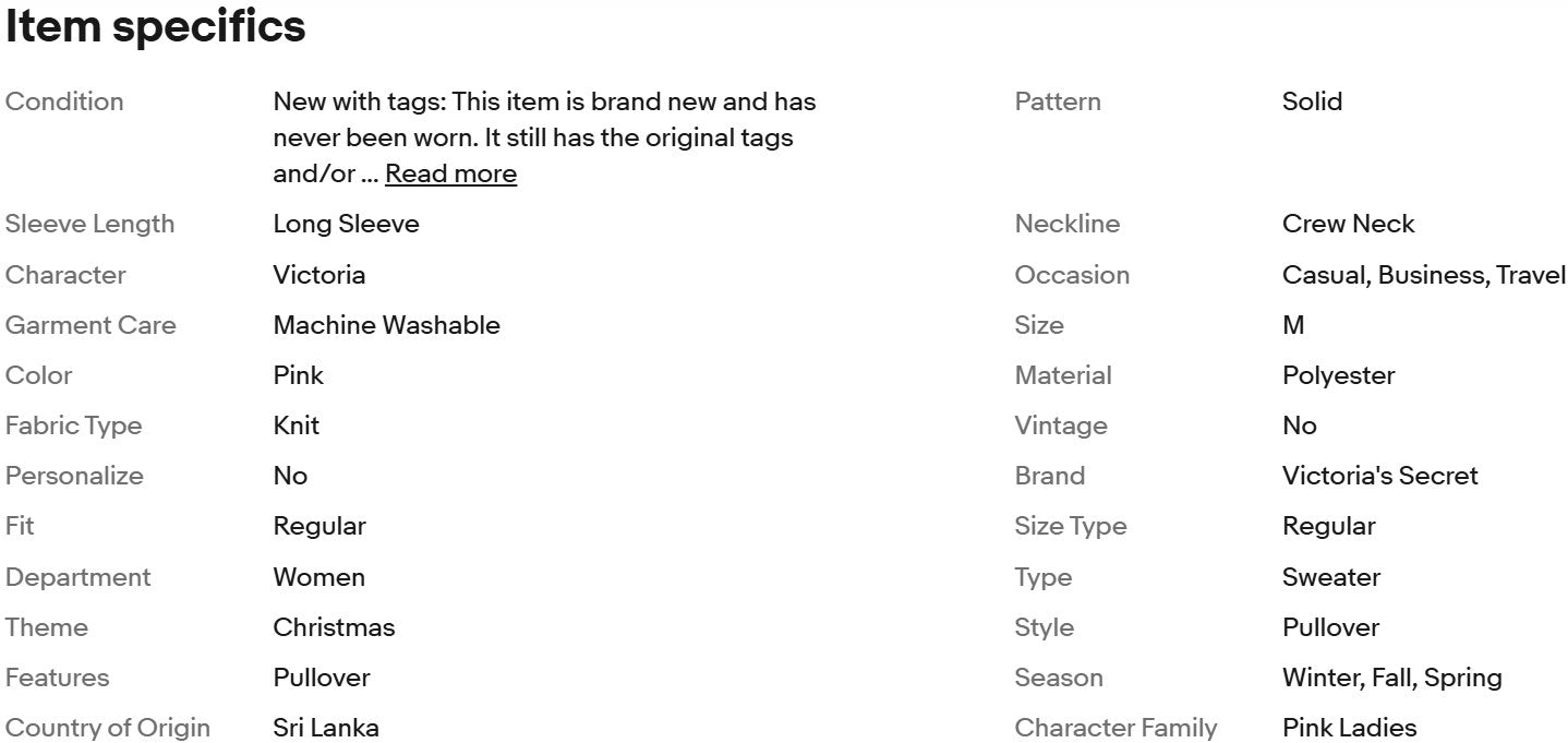 Suéter navideño de Victoria's Secret PINK