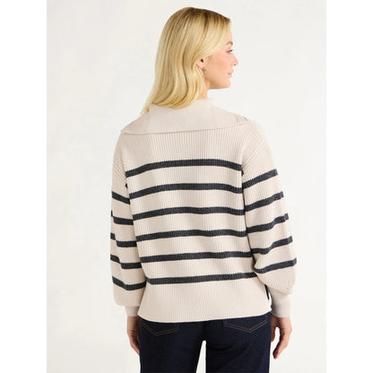 Women’s Half Zip Sweater with Long Sleeves, Midweight