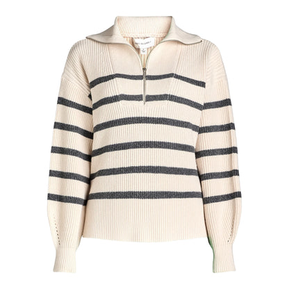 Women’s Half Zip Sweater with Long Sleeves, Midweight