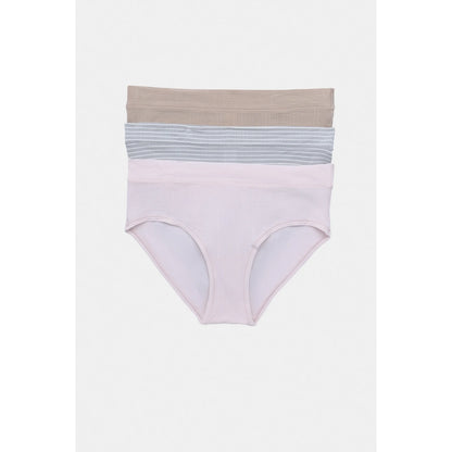 Joyspun Women's Ribbed Modal Hipster Panties, 3-Pack