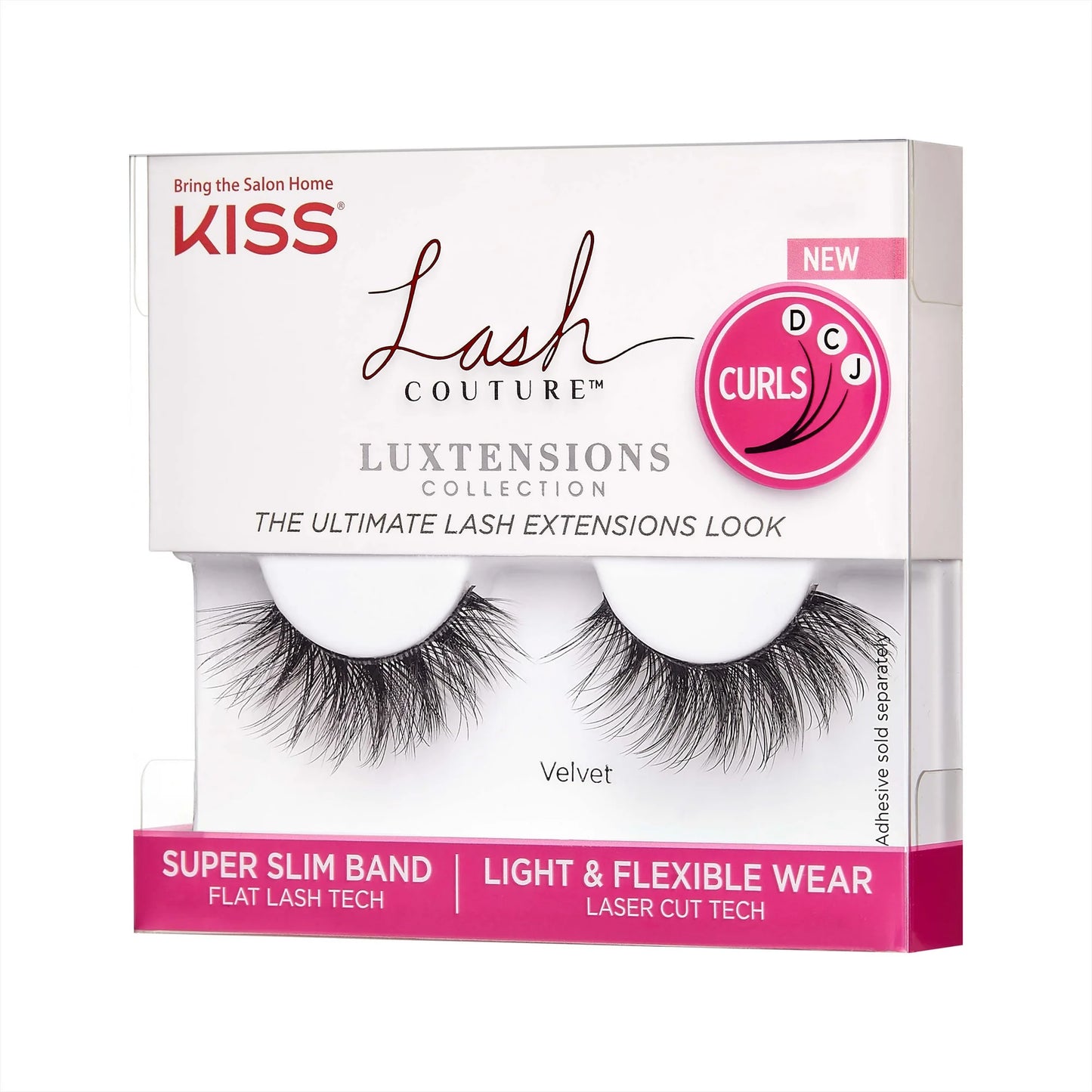 KISS Lash Couture LuXtensions Strip Lashes, 1 Pair