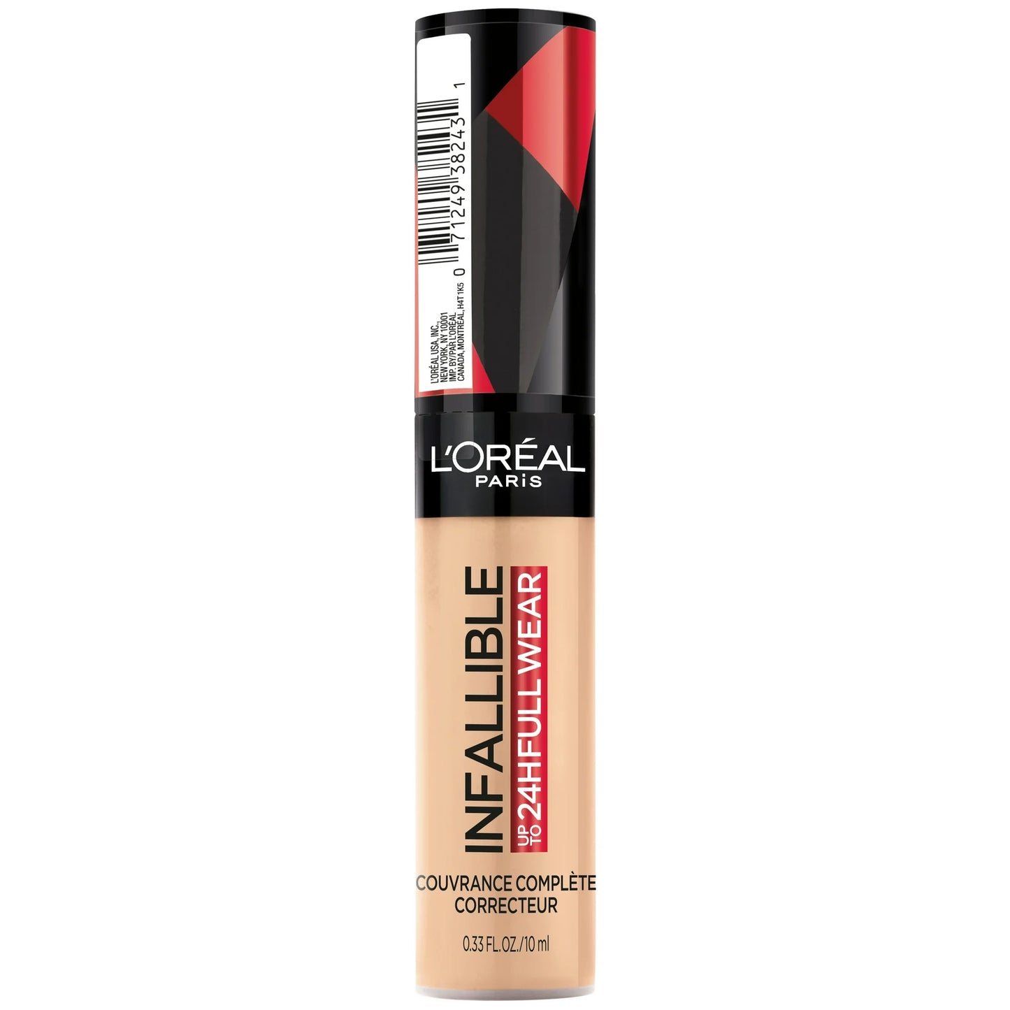 L'Oreal Paris Infallible Full Wear Concealer, Full Coverage, Oatmeal, 0.33 fl oz