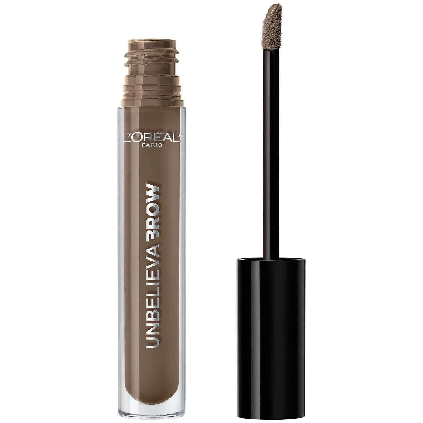 L'Oreal Paris Unbelieva-Brow Longwear Waterproof Tinted Brow Gel, Brunette, 0.15 fl oz