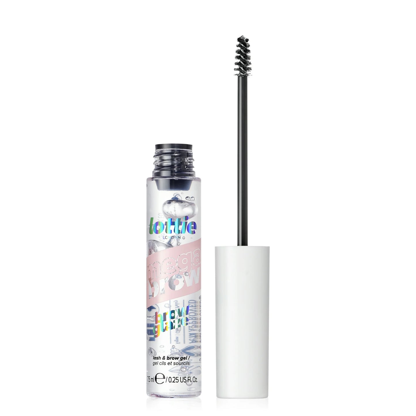 Lottie London Megabrow Brow Glaze, Transparent & Lightweight Brow Gel