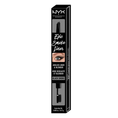 NYX Professional Makeup Epic Smoke Liner, delineador de ojos ahumado vegano, color negro ahumado