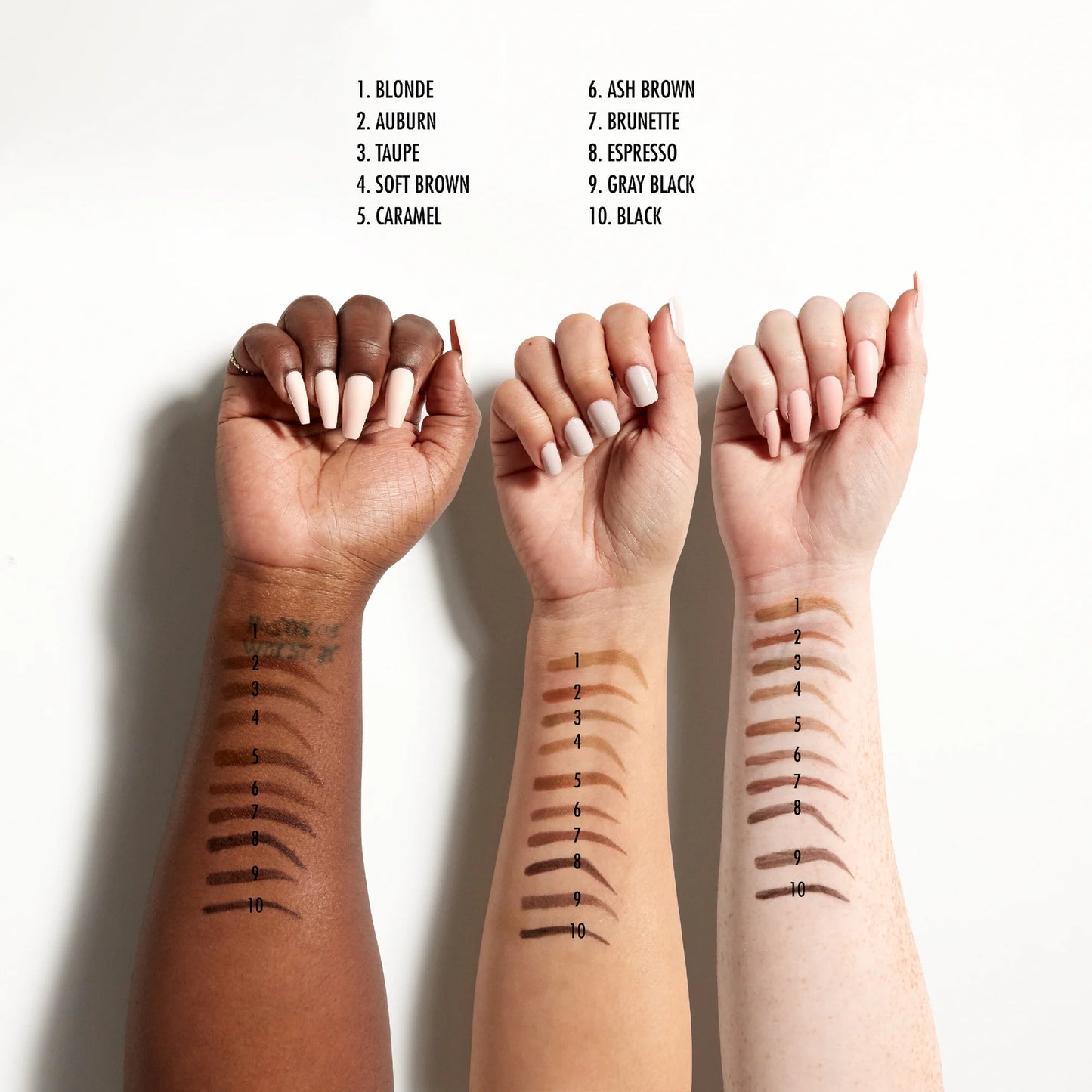 Lápiz para teñir cejas Lift and Snatch de NYX Professional Makeup, color castaño rojizo, 0,03 fl oz