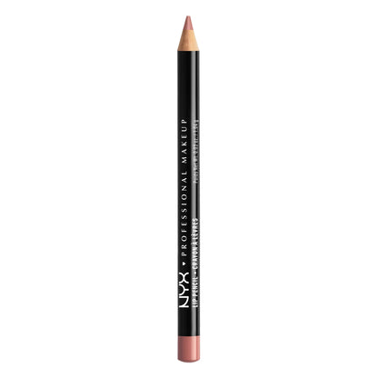 NYX Professional Makeup Slim Lip Pencil, Long-Lasting Creamy Lip Liner, 858 Nude Pink, 0.035 fl oz