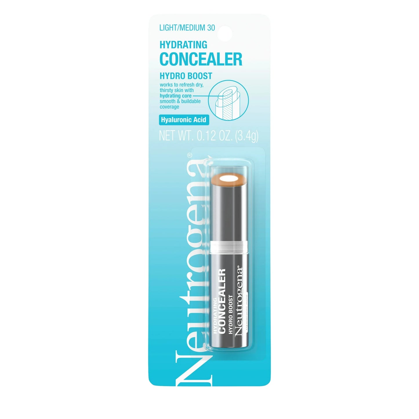 Neutrogena Hydro Boost Hydrating Concealer Stick, 0.12 oz