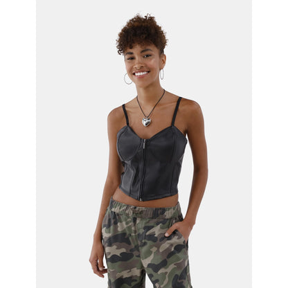 Zip Bustier Top, Women’s and Girls