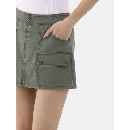 Zip Cargo Skirt, Women's