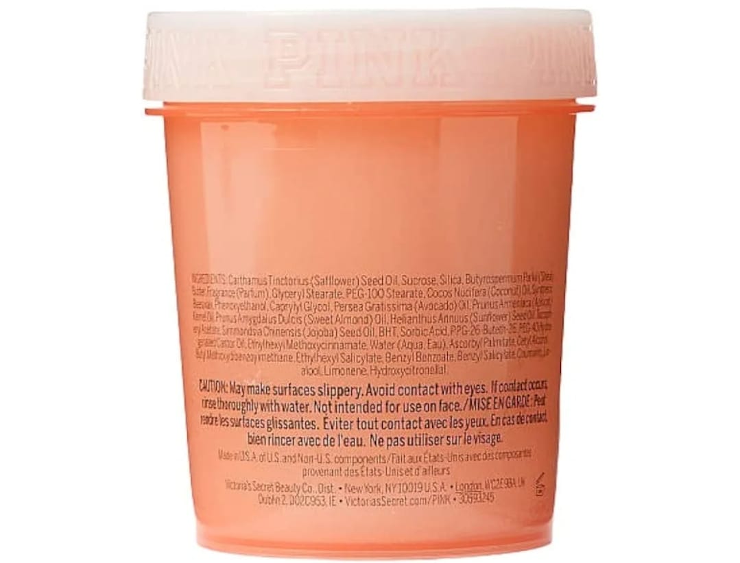 Pink Body Scrub with Pure Extract and Vitamin C