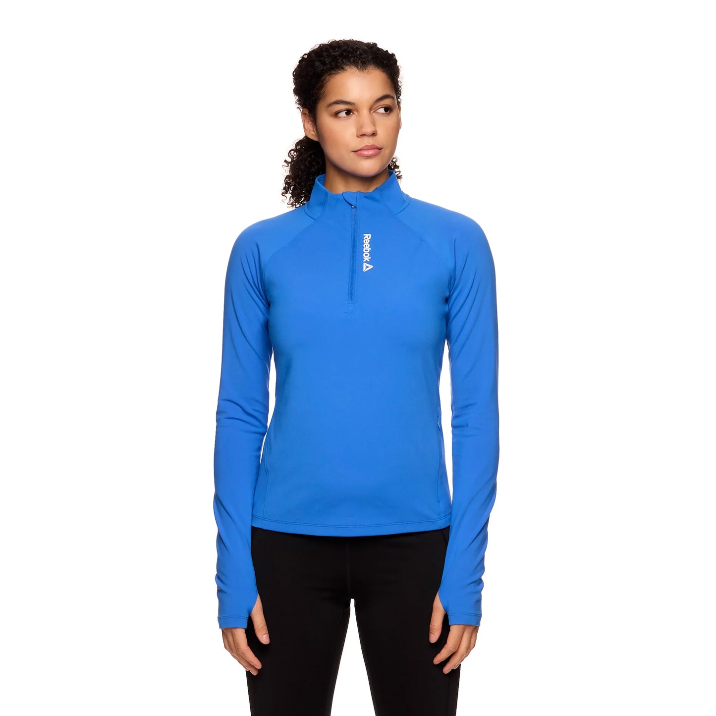 Reebok Women’s Athletic Performance ½ Zip Pullover with Pockets