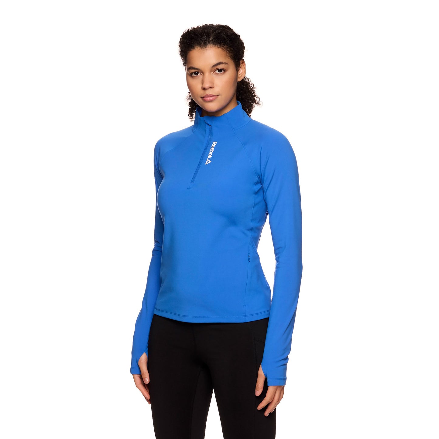 Reebok Women’s Athletic Performance ½ Zip Pullover with Pockets