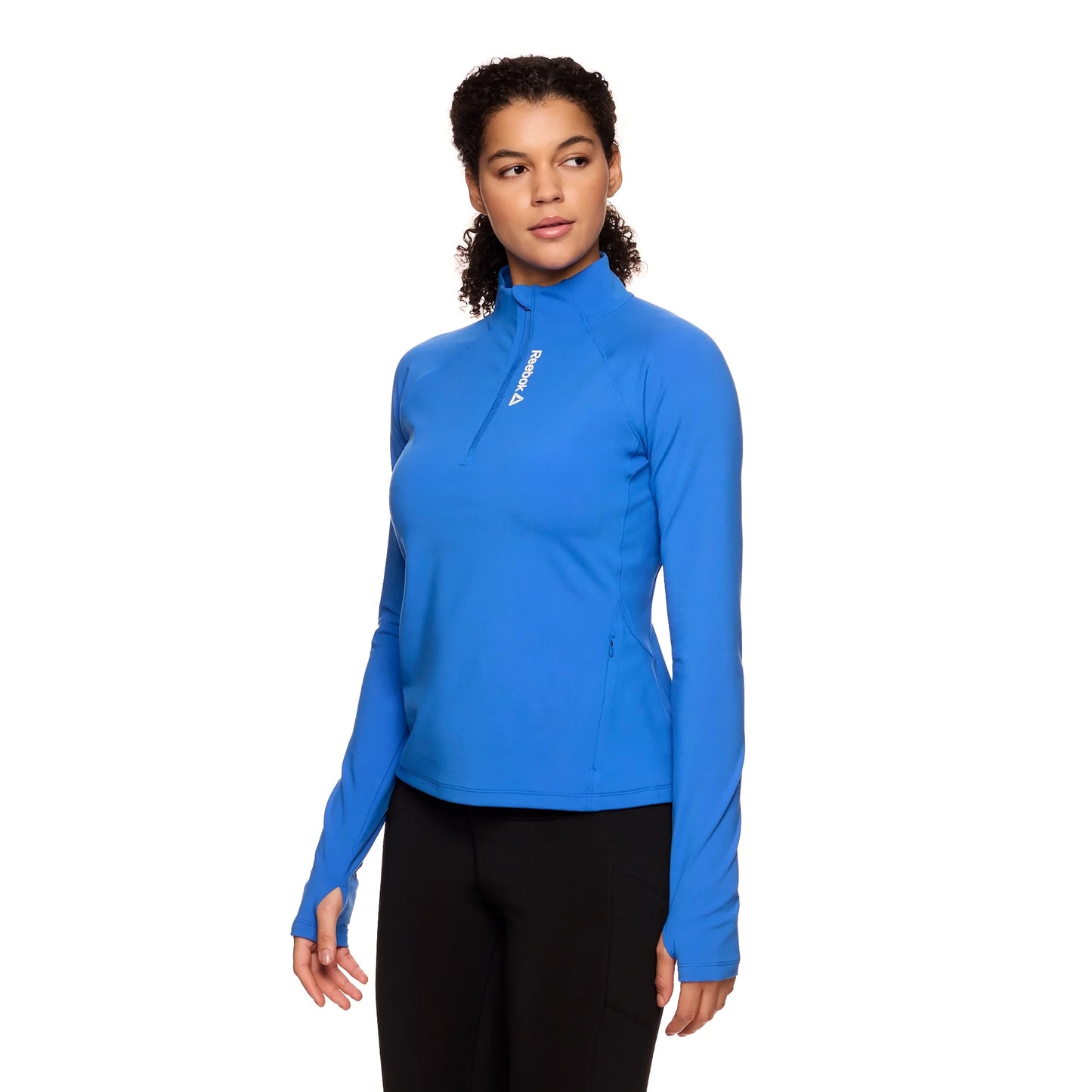 Reebok Women’s Athletic Performance ½ Zip Pullover with Pockets