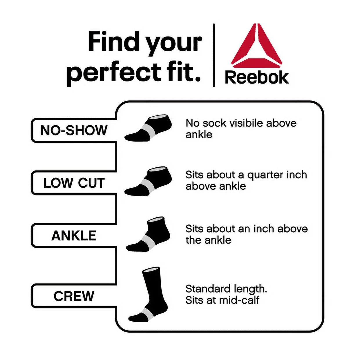 Reebok Women's Target Cushion Ankle Socks, 6-Pack