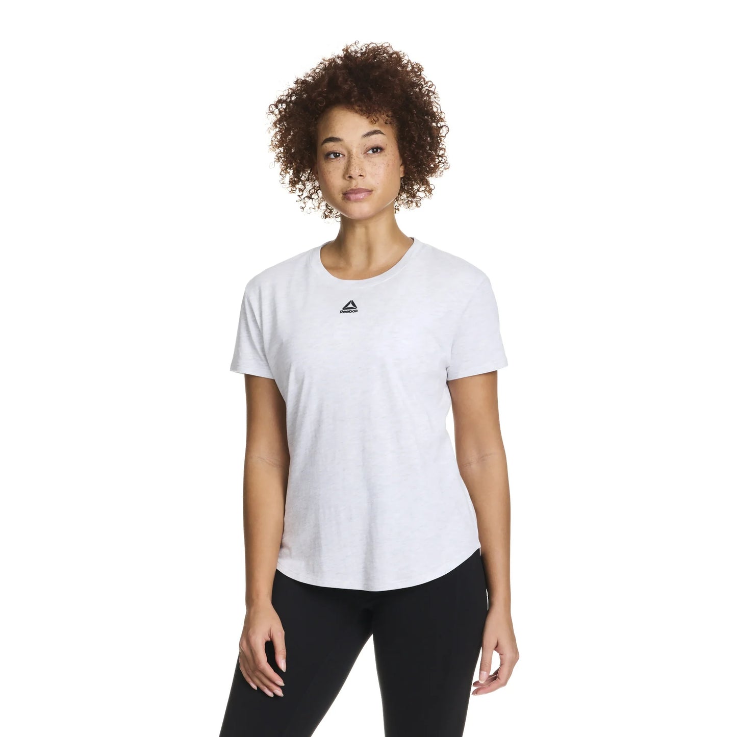 Camiseta Reebok Feminina Identity Manga Curta Estampada
