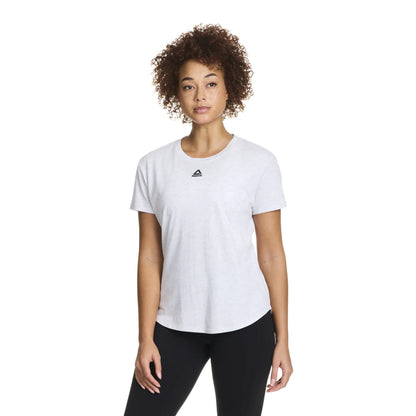 Camiseta Reebok Feminina Identity Manga Curta Estampada