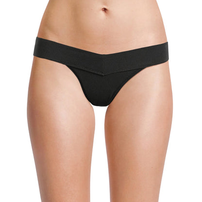 Seamless Ribbed Bikini Panties, Women's