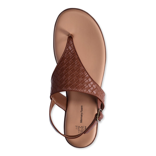 Women's Hooded Flat Thong Sandals, Wide Width Available