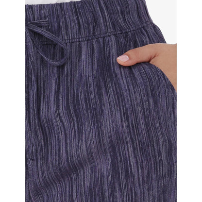 Shorts femininos de linho misto, comprimento interno de 8,9 cm