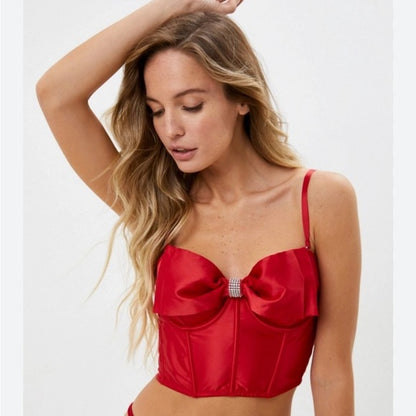 Victoria's Secret Bow Cup Bra Top Luxury Collection