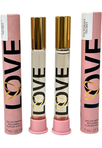 Victoria's Secret Love Eau de Parfum en roll-on para mujer, 0,23 fl oz