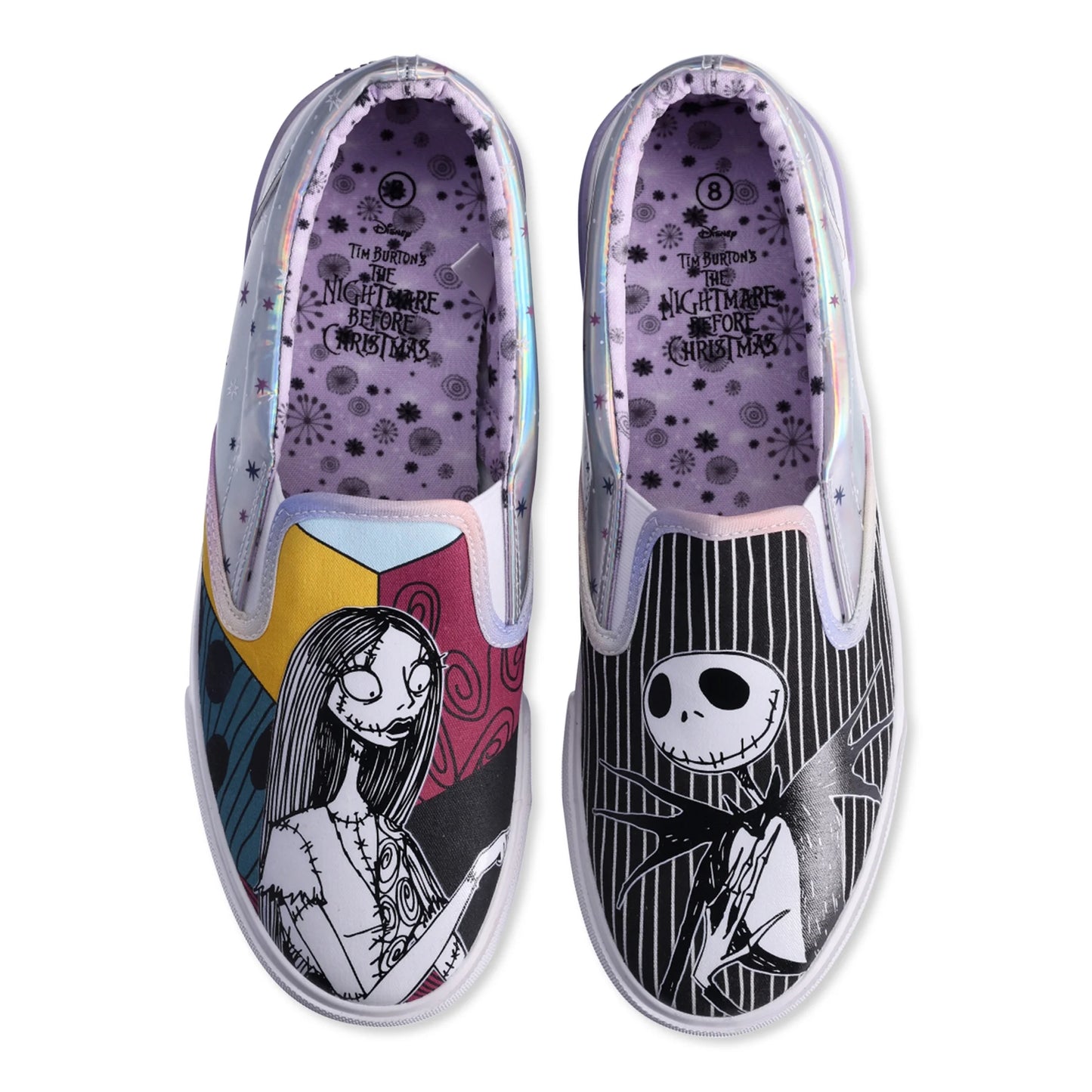 Women’s Disney Nightmare Before Christmas Low Top Slip-On Sneakers