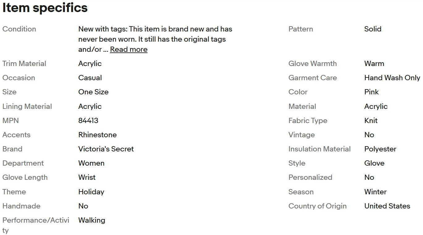 Luvas de pelúcia macia estilo ursinho da Victoria's Secret Pink, cor canela.