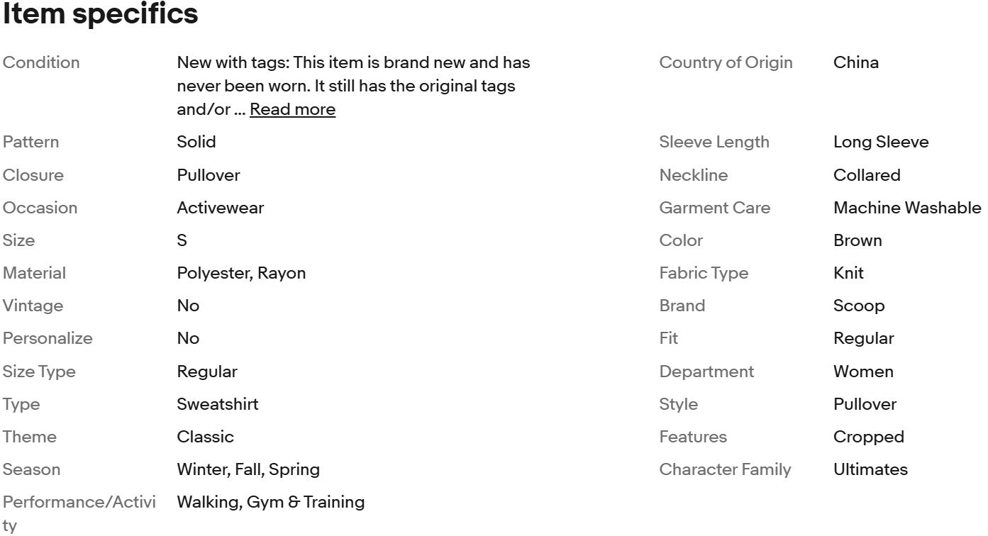 Sudadera corta de punto scuba para mujer Scoop, con mangas caídas