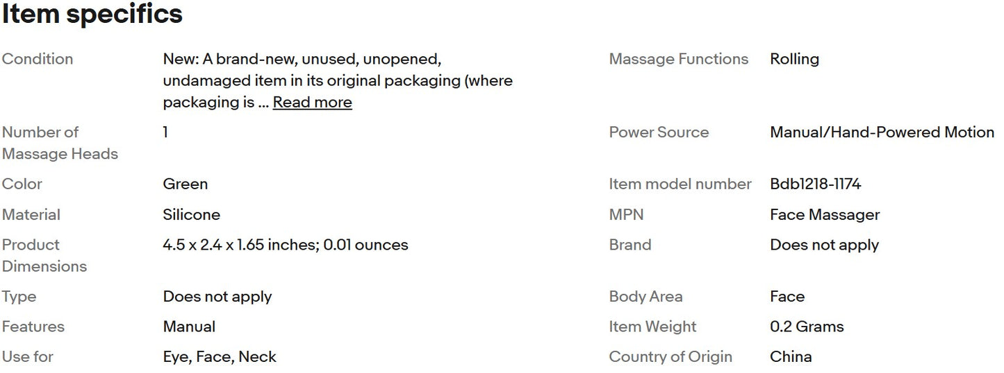 Masajeador de rodillo con cubitos de hielo para rostro, ojos y cuello. Acondiciona y cuida la piel de forma natural.
