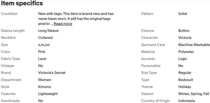 Pijama largo de mujer Victoria's Secret Pink