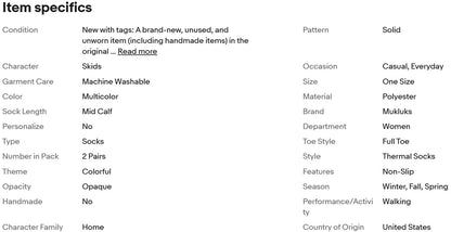 Calcetines altos Muk Luks Cabin, paquete de 2, tallas para mujer 6-10