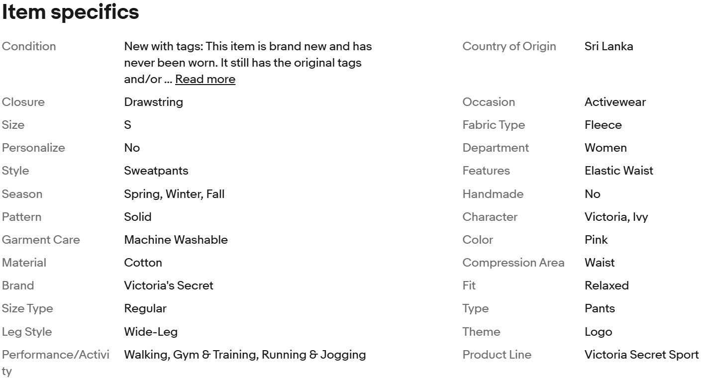 Calça de moletom feminina Victoria's Secret PINK Ivy Fleece, modelagem relaxada.