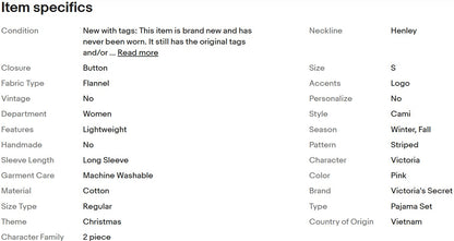 Pijamas navideñas de Victoria's Secret PINK