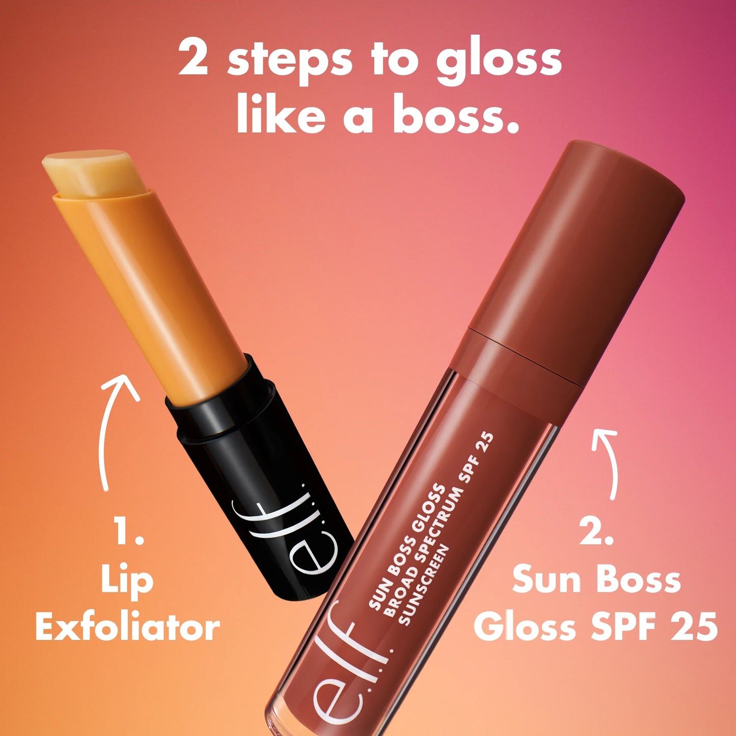 elf Sun Boss Gloss SPF 25, Beautiful colors, 0.13 fl oz