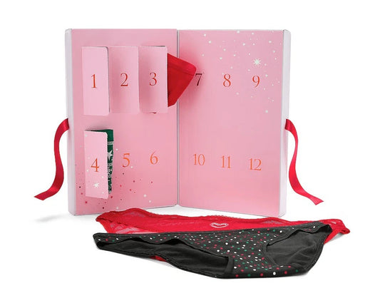 Calendario de Adviento de Victoria's Secret con 12 braguitas, bikini de edición limitada