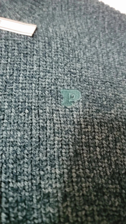 Suéter de punto ancho con cuello redondo estilo universitario de Victoria's Secret Pink