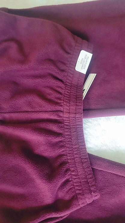 Victoria's Secret Pink Polar Fleece Wide Leg Cargo Pants