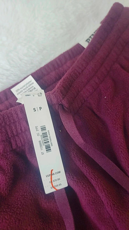 Victoria's Secret Pink Polar Fleece Wide Leg Cargo Pants
